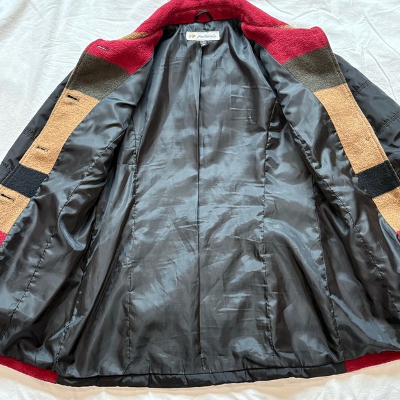 Montana Co. Mixed Media Colorblock Coat - Picture 5 of 8